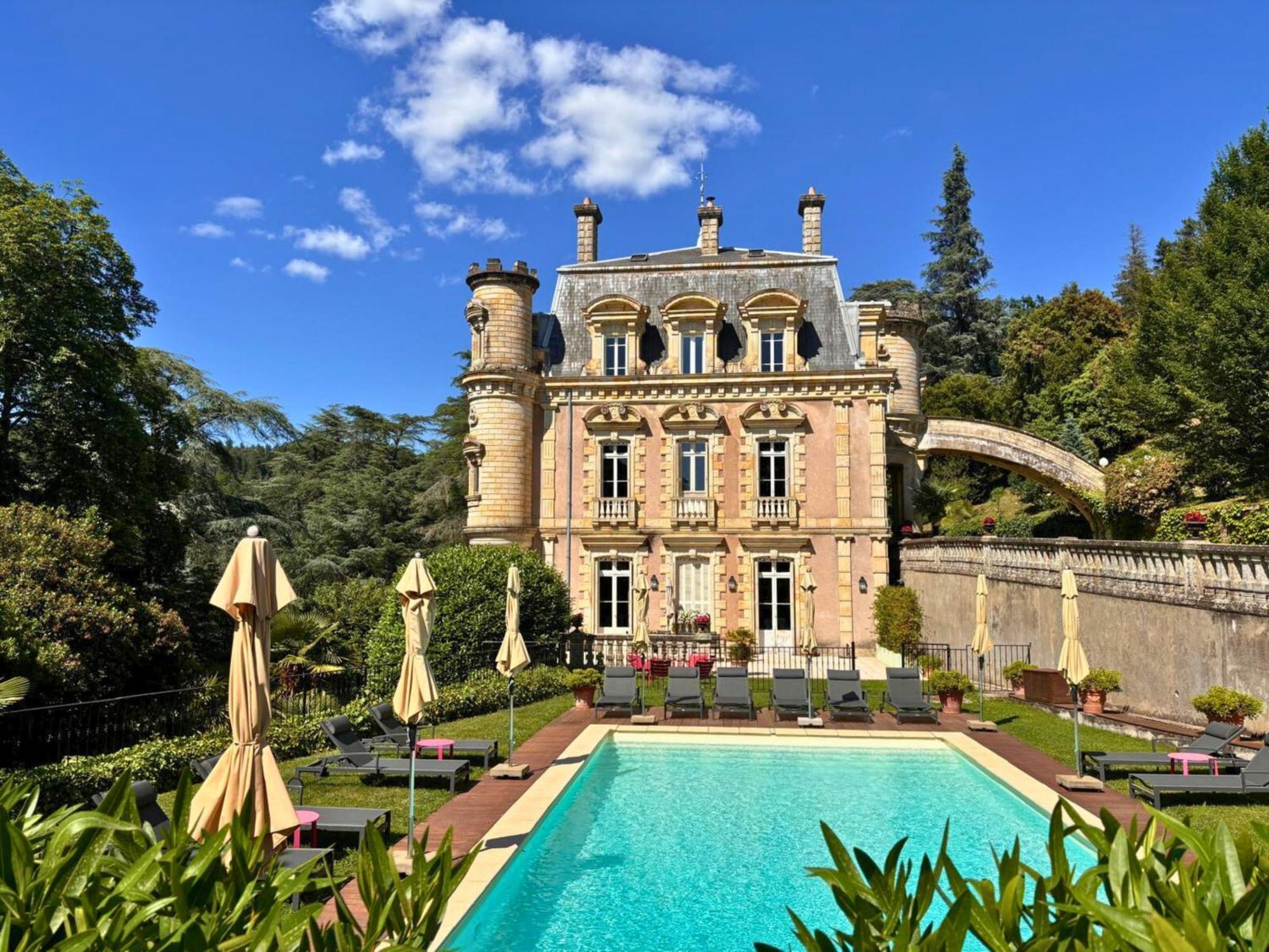 Chateau Clement - Teritoria Vals-les-Bains Eksteriør bilde